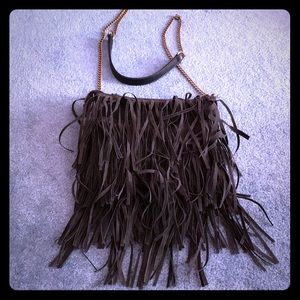 Black Fringe Pocketbook